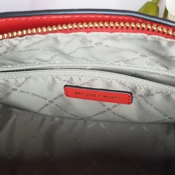 🆕️💥MK lg Satchel Leather in Mandarin - Picture 12 of 15